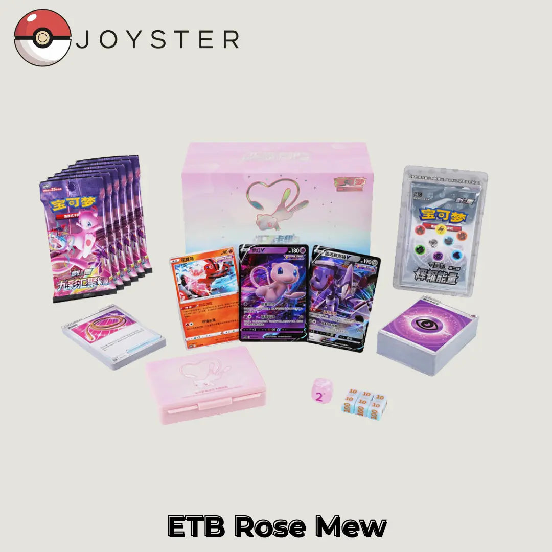 Coffret Pokémon ETB Mew Rose (TCG-S 2024) - Pokémon Chinois Simplifié Joyster