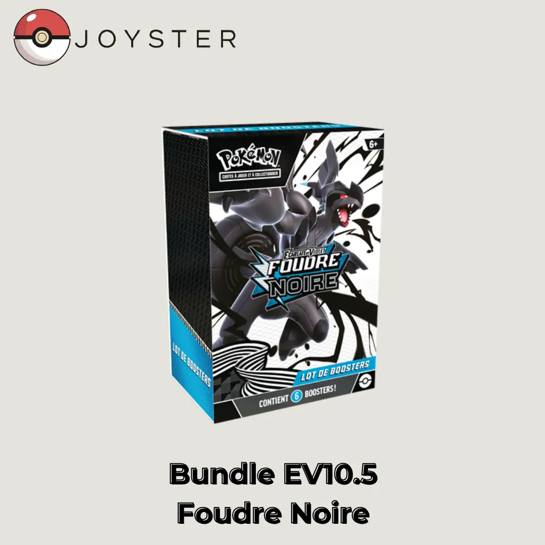 Bundle de 6 Boosters Pokémon EV10.5 : Foudre Noire Joyster