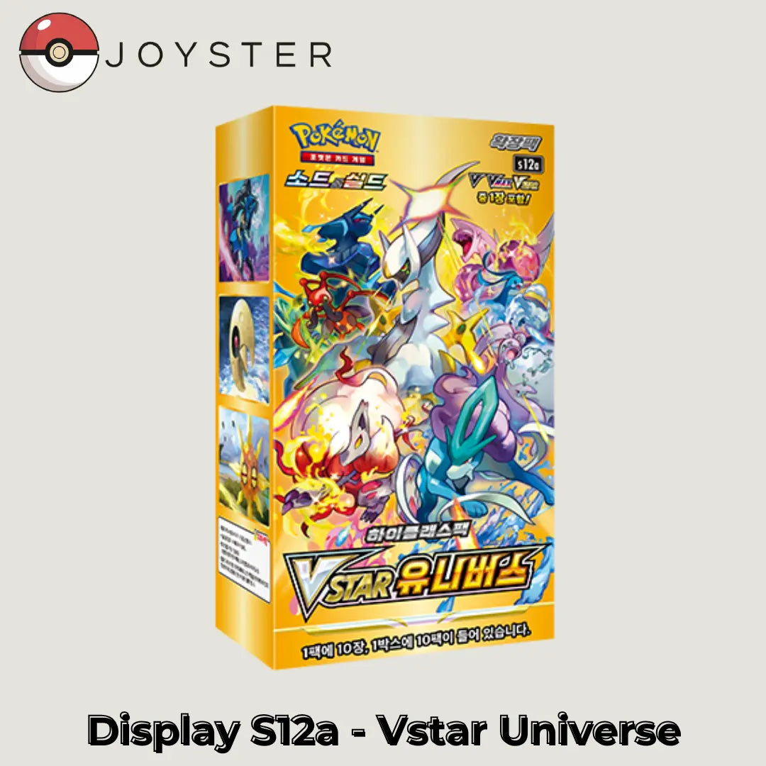 pokemon vstar universe s12a high class japanese booster box Display Pokémon VSTAR Universe S12a Coréen – Coffret High Class Scellé – Joyster