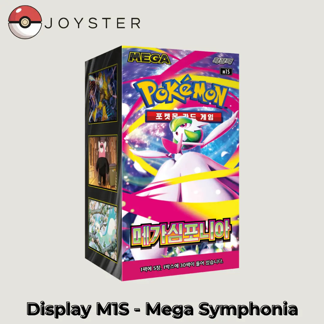Display Pokémon M1S Mega Symphonia - Coréen (KR) – Coffret Scellé Officiel Joyster