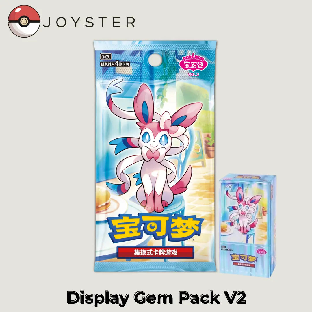 Display Pokémon Booster Box CBB2C Gem Pack Vol.2 - Chinois Simplifié (S-Chinese) Joyster