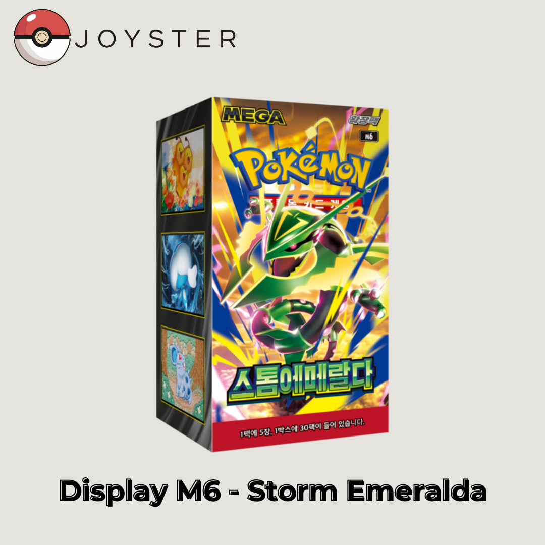 Display Pokémon M6 Storm Emeralda - Coréen (KR)