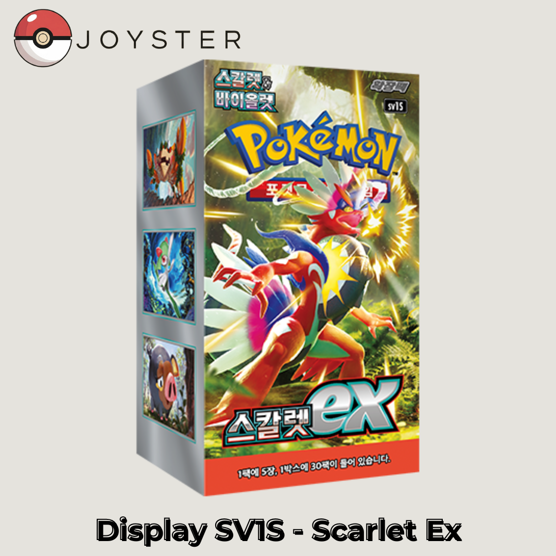 Display Pokémon SV1S Coréen - Scarlet EX - Coffret Scellé Officiel