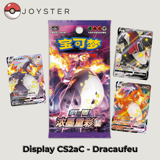 Pokémon CS2aC Chinese Vivid Portrayals Obsidian Display | Official Sealed Box