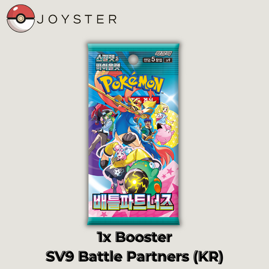 Booster Pokémon SV9 Battle Partners - Coréen (KR) scellé Joyster
