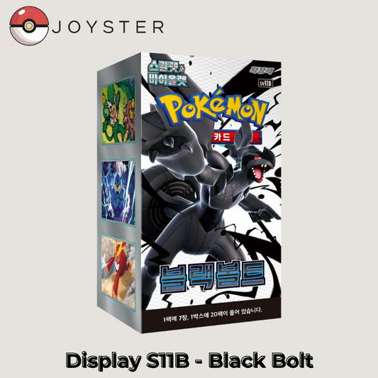Display Pokémon SV11B Black Bolt - Coréen (KR)