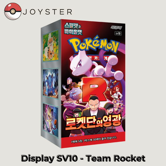 Display Pokémon SV10 Team Rocket - Coréen (KR)