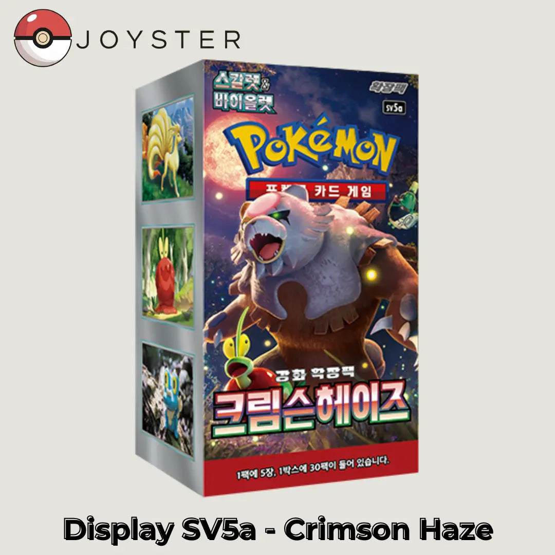Display Pokémon SV5a Crimson Haze - Coréen (KR) – Coffret Scellé Officiel Joyster