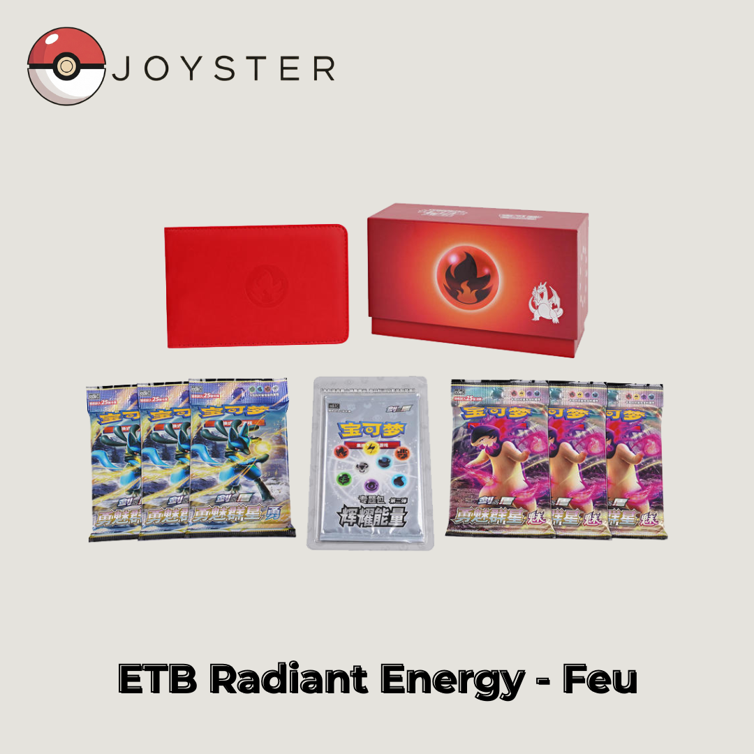 Pokémon Etb PR-EFR Fire Energy Chinois Simplifié (S-Chinese) Joyster