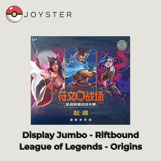 Display Jumbo Riftbound League of Legends TCG – Origins (S-Chinese) scellé Joyster
