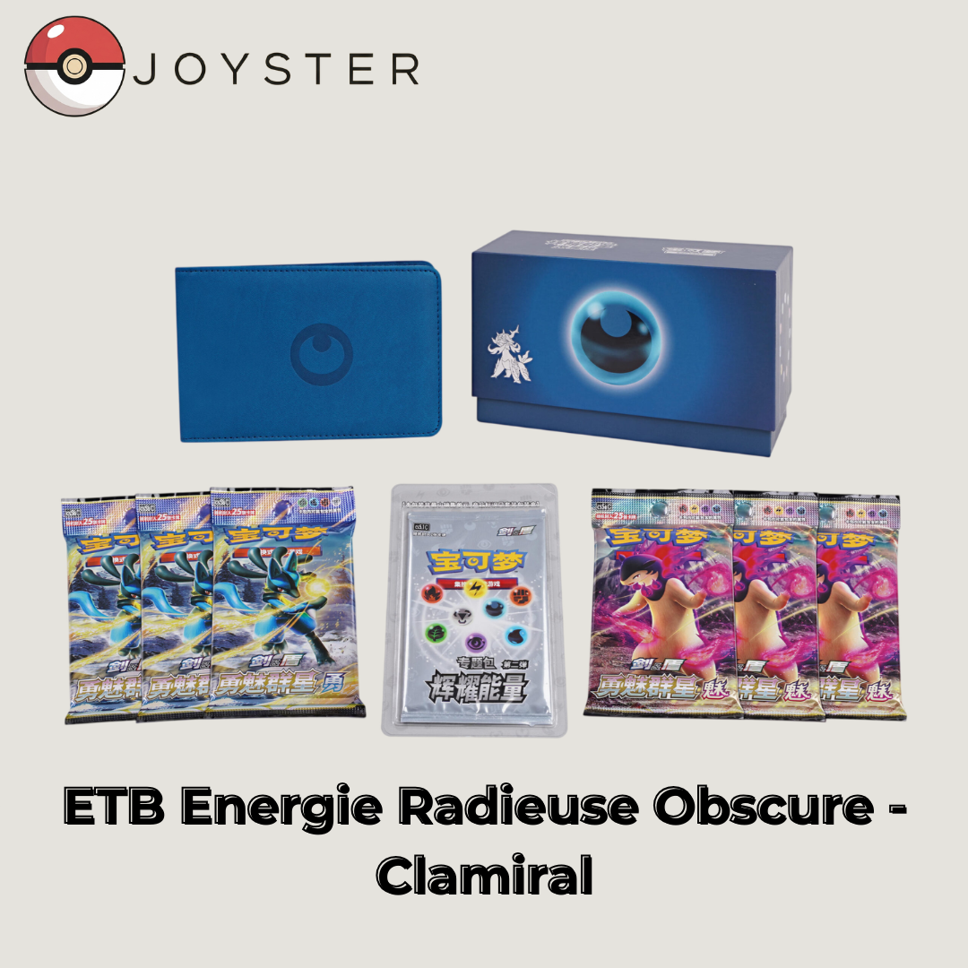 ETB Pokémon Énergie Radieuse Obscure - Clamiral Chinois Simplifié