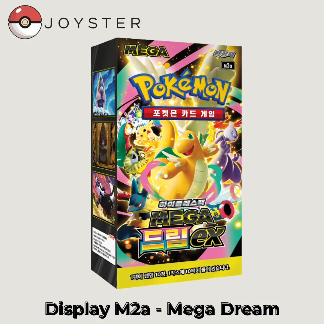 Display Pokémon M2a Mega Dream ex - Coréen (KR) – Coffret Scellé Officiel Joyster
