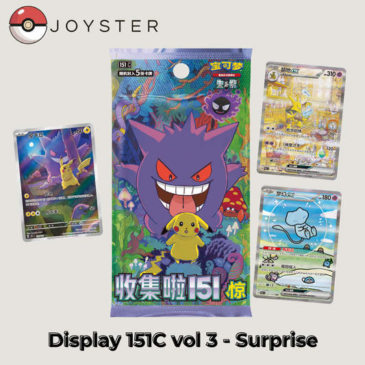 Display Pokémon 151 Chinese 151 Surprise | Official Sealed Box Set