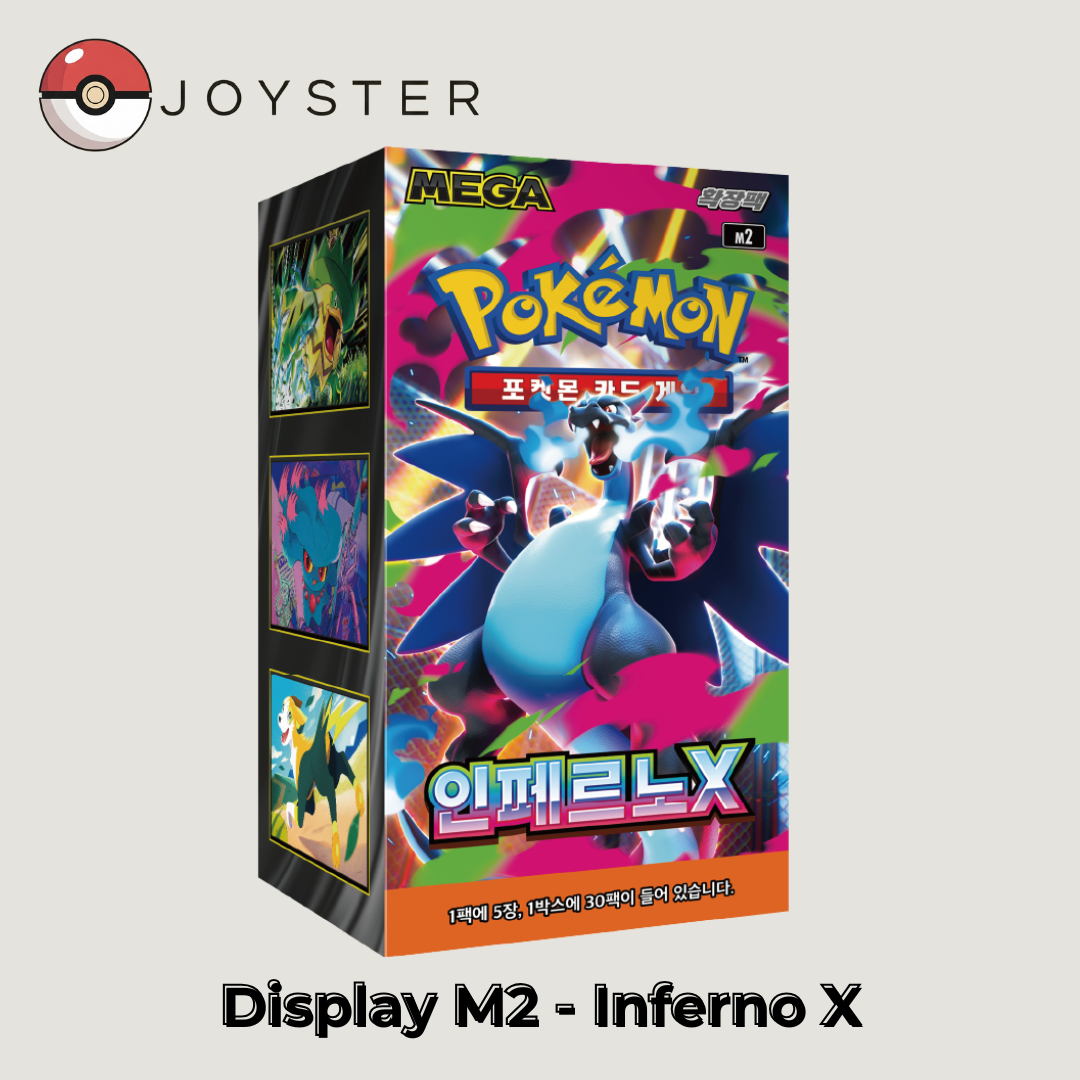 Display Pokémon M2 Coréen Mega Inferno X – Coffret Scellé Officiel Joyster